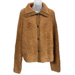 UGG Women's Alaura Cloudfluff Sweater Hardwood L